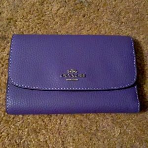 Perfect in Purple Coach Wallet